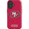 NFL San Francisco 49ers Distressed iPhone 16 Plus Magsafe Impact Case